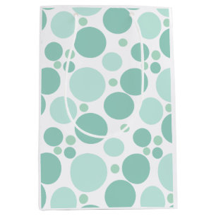 Large Playful Circles Geometric  Medium Gift Bag