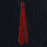 Large Polka Dots - Black on Dark Red Tie<br><div class="desc">Polka dots are one of these evergreen patterns you never get tired of. What is more, they are suitable for almost any kind of product. These black on dark red polka dots are just one of the many polka dots designs you can find in my shop. If you browse through...</div>