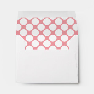 Large Polka Dots {Pink} Envelopes