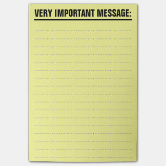 Large Post-It Notes with lined paper