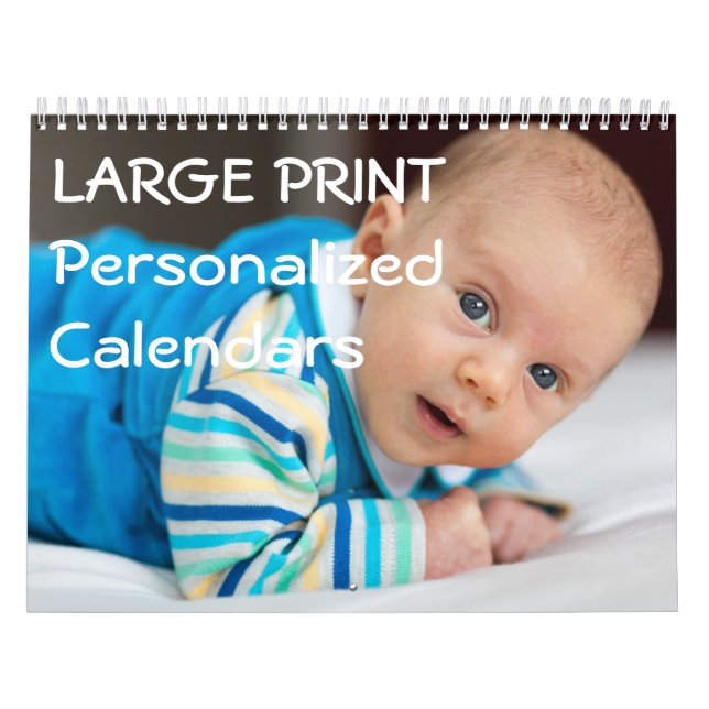 Large Print Family Photo Calendar (Cover)