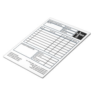 Large Pro-Logo Business Invoice/Quotation Notepad
