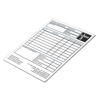 Large Pro-Logo Business Invoice/Quotation Notepad