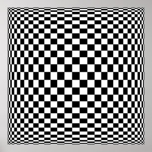 Large Quark Op Art Poster