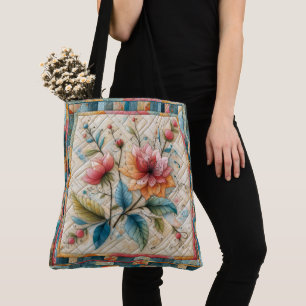 LARGE Quilt Image Tote