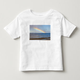 Large rainbow over the Pacific Ocean at Toddler T-Shirt