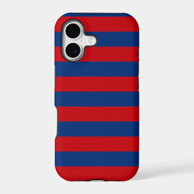 Large Red and Blue Horizontal Stripes (Back)