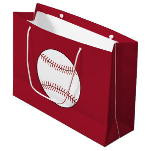 Large Red Baseball Gift Bag