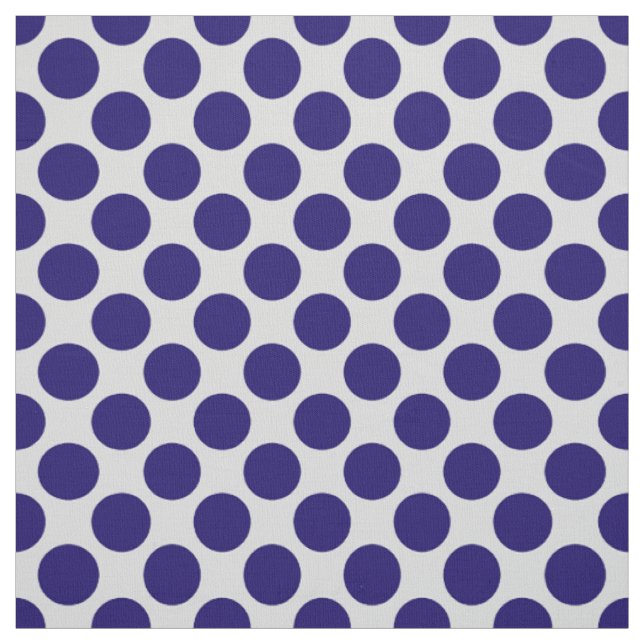 Large retro dots - grey / grey and navy fabric (Swatch)