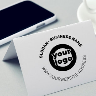 Large Round Business Custom Logo Website Rubber Stamp