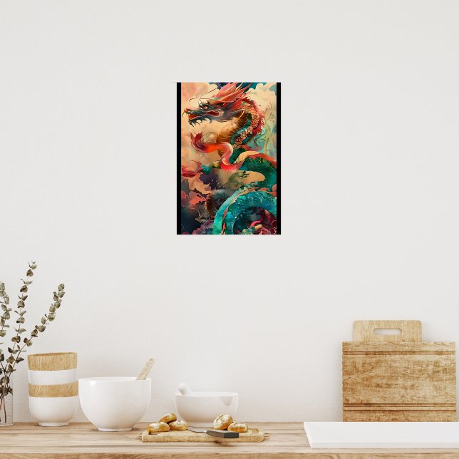 [Large] Ryusai no Mai / Dance of Dragon Colors Poster (Kitchen)