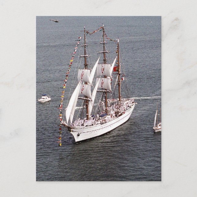 Large Sailboat Postcard (Front)