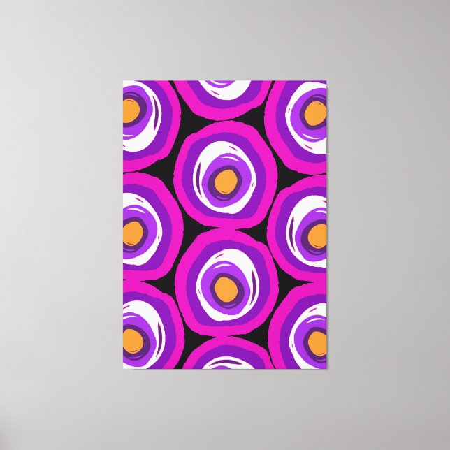 Large Scale Spots Canvas Print (Front)