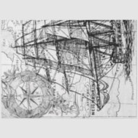 Large Scale Vintage Decoupage Maps for Artists c