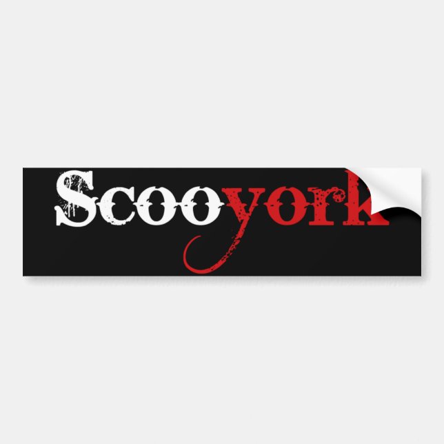 Large Scooyork sticker (Front)