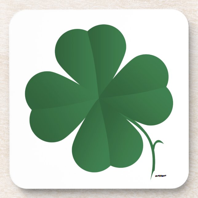 Large Shamrock Coaster (Front)