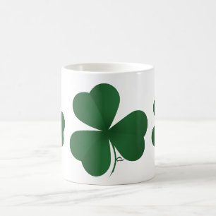 Large Shamrock Coffee Mug