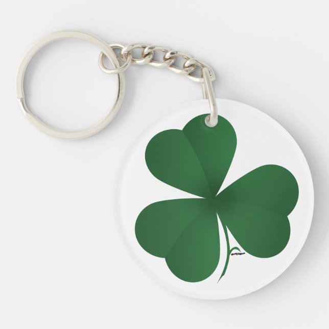 Large Shamrock Key Ring (Front)