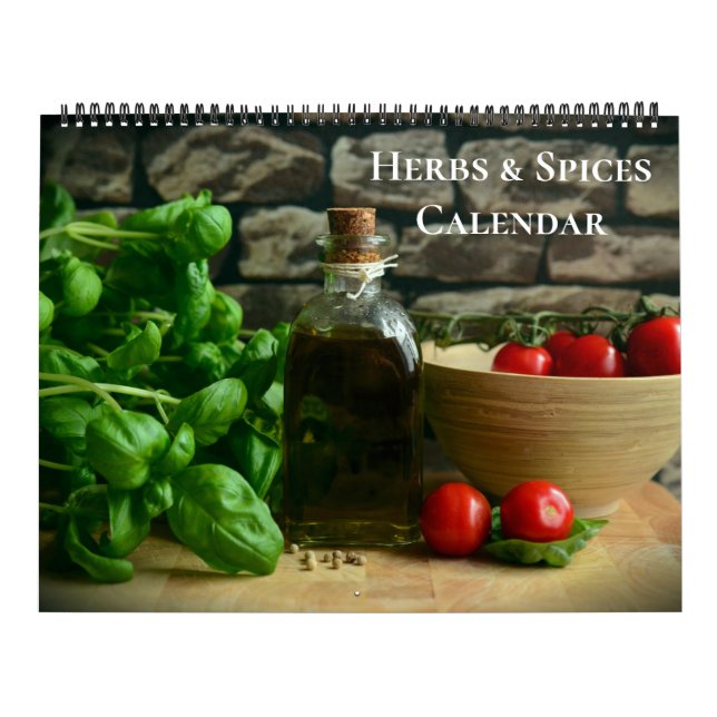 Large Size Herbs & Spices Calendar (Cover)