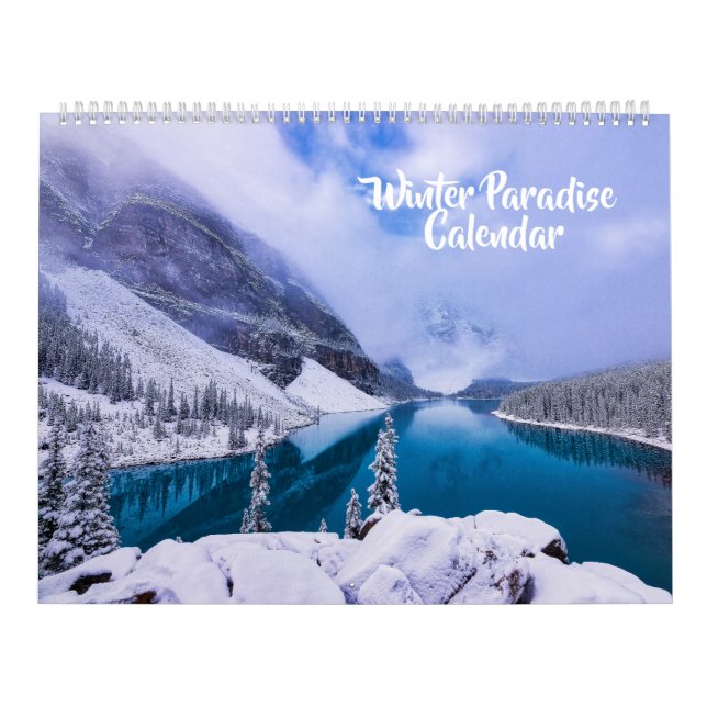 Large Size Winter Paradise Calendar (Cover)