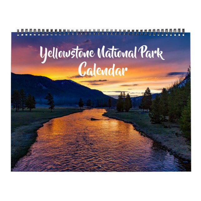 Large Size Yellowstone Park Calendar (Cover)