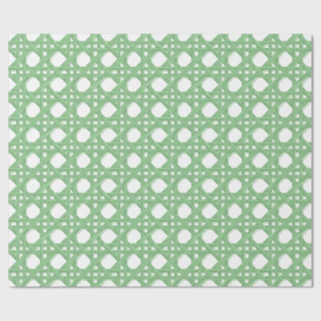 Large SLLY CANING IN 95ca92 GREEN Wrapping Paper (Flat)
