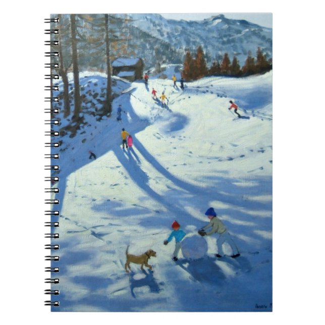 Large Snowball Zermatt Notebook (Front)
