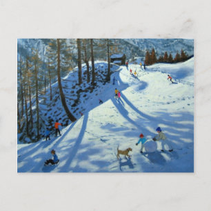 Large Snowball Zermatt Postcard