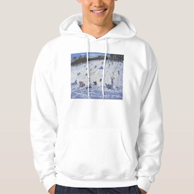 Large snowman Chatsworth 2012 Hoodie (Front)