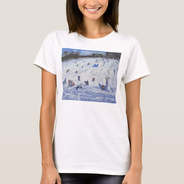 Large snowman Chatsworth 2012 T-Shirt (Front)