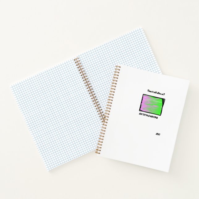 Large spiral notebook - Diamond pattern LBC (Inside)
