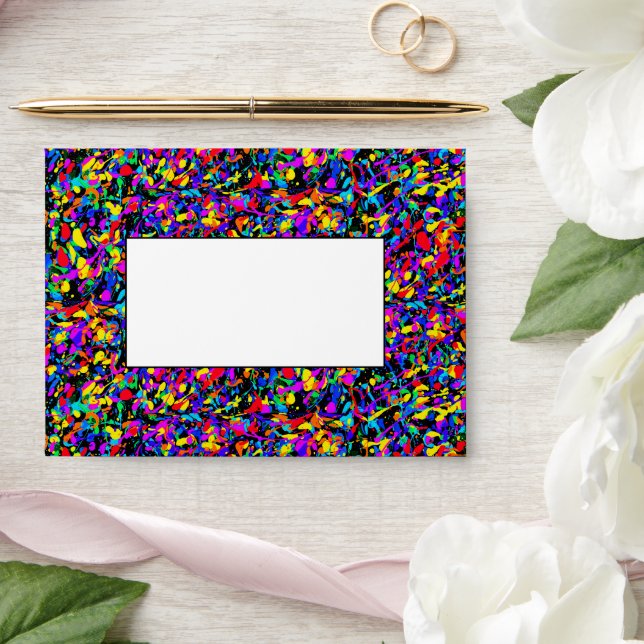 Large Splatter - A6 Envelope (Wedding)