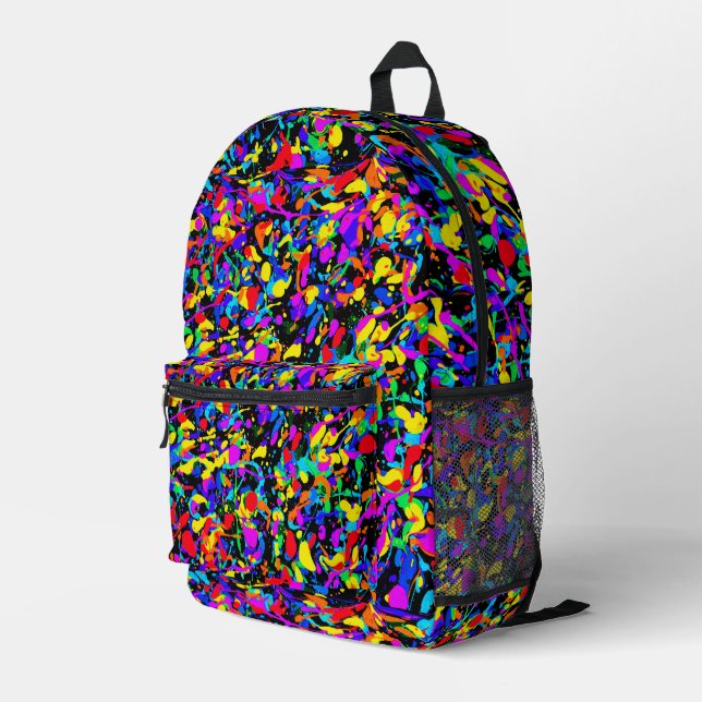 Large Splatter - Backpack (Back Corner Right)