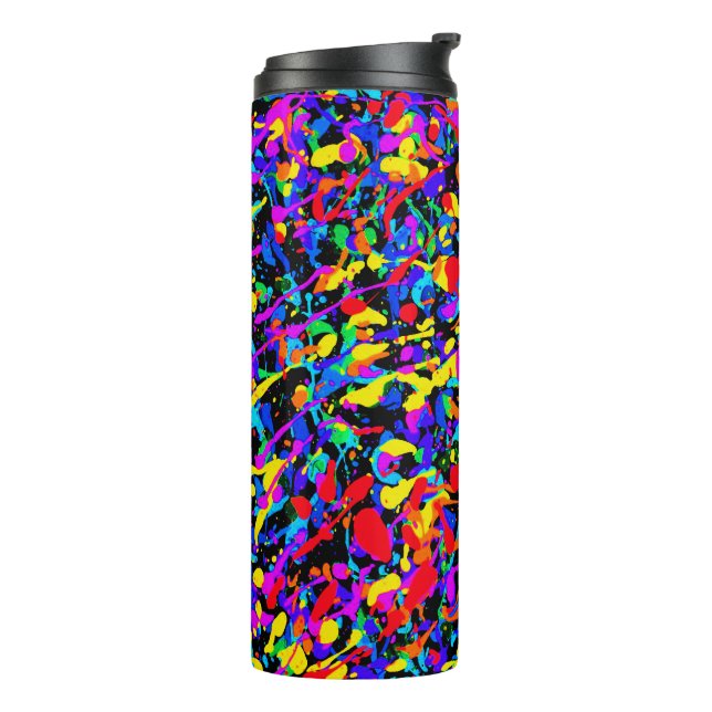 Large Splatter - Thermal Tumbler (Rotated Left)