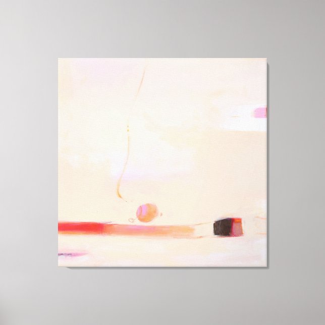 Large  Square Abstract Painting by Maura Reed Canvas Print (Front)