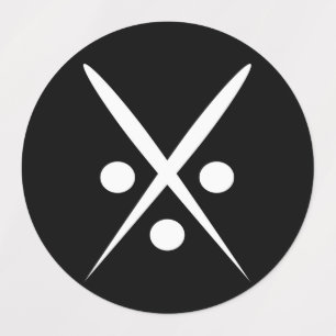 Large Square Adhesive / Waterproof Label