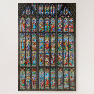Large Stained Glass Window Jigsaw Puzzle 1014 pc