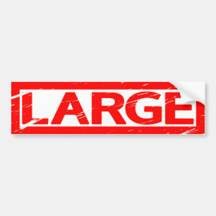 Large Stamp Bumper Sticker