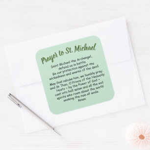 Large Stickers Prayer to St. Michael the Archangel