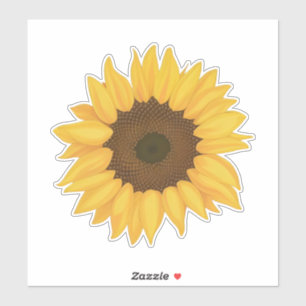 Large Sunflower 3 Sticker