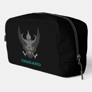 Large Thailand bag, Thai coat of arms /flag Dopp Kit