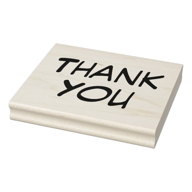 Large Thank You Rubber Stamp (Stamp)