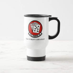 LARGE, THE WORLD'S GREATEST, ALL ACES, NO JOKERS ! TRAVEL MUG