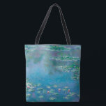 Large Tote Monet "Water Lilies" on Both Sides<br><div class="desc">Large Tote with Impressionist Claude Monet's "Water Lilies" Shown on Both Sides</div>