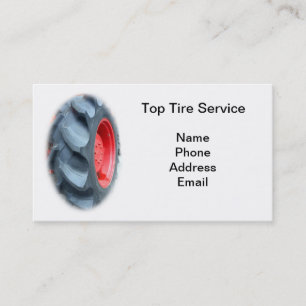 Large Tractor Tire Business Card