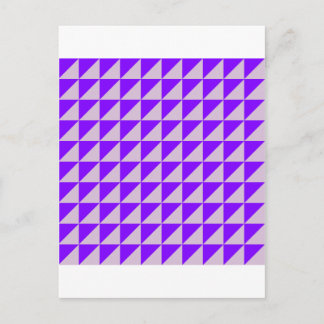 Large Triangles - Thistle and Violet Postcard