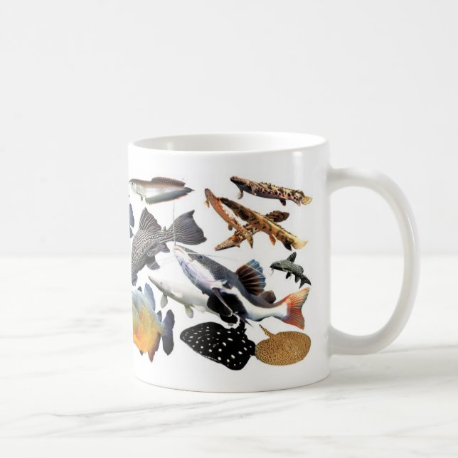 large tropical fish coffee mug (Right)