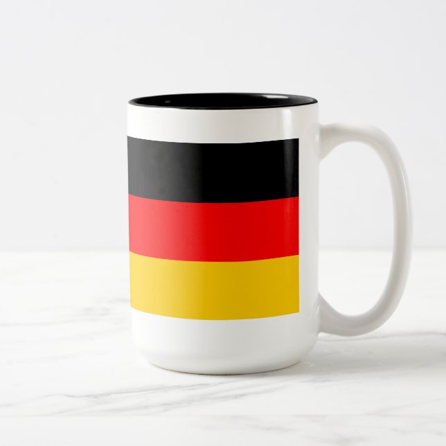Large two-color cup black Germany flag (Right)