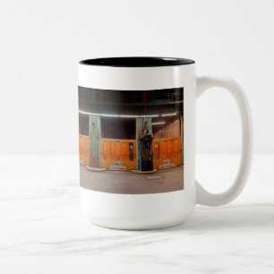 Large two-color cup black old Elbe tunnel