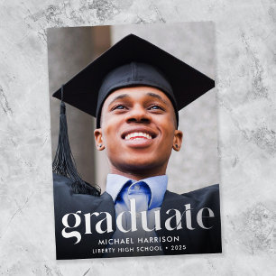 Large Type Photo Graduation Party Foil